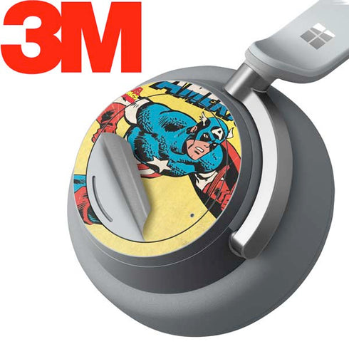 Marvel Classic Comics Captain America Surface Headphones Skin